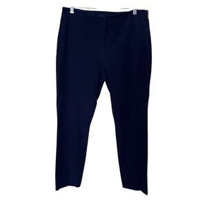 Lauren Ralph Lauren Womens Navy Pants Size 12 Cotton/Viscose Blend